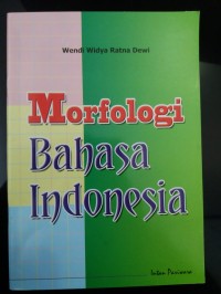 Morfologi Bahasa Indonesia