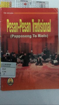 Pesan-Pesan Tradisional (Pappaseng To Riolo)