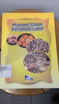 Mengenal Sistem Persamaan Linear