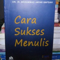 Cara Sukse Menulis